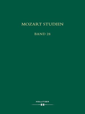 cover image of Mozart Studien Band 28